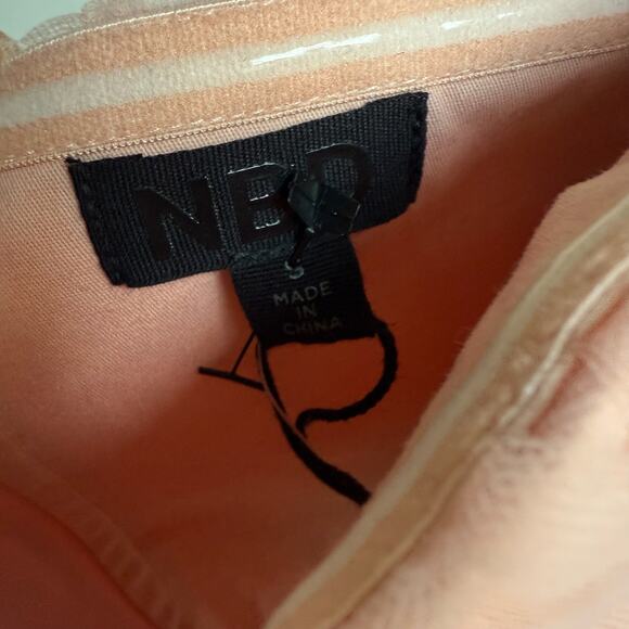 Balletcore Pink Strapless Tulle Bustier Top Ruffle Corset Crop S NWT NBD Revolve - Picture 5 of 8